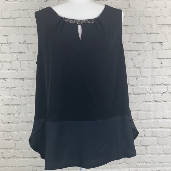 The Limited Tops - The Limited Black Tank Top Scoop Neck Blouse Large